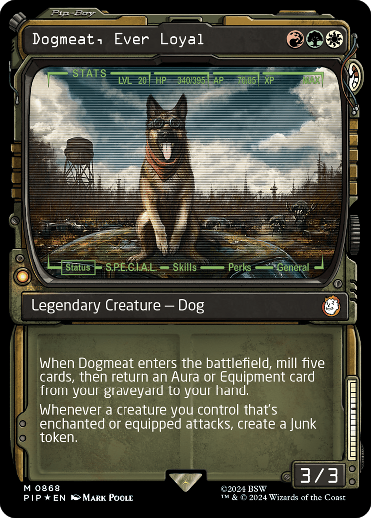 Dogmeat, Ever Loyal (Showcase) (Surge Foil) [Fallout] | Fandemonia Ltd