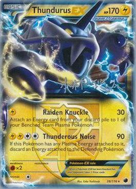 Thundurus EX (38/116) (Plasma Power - Haruto Kobayashi) [World Championships 2014] | Fandemonia Ltd