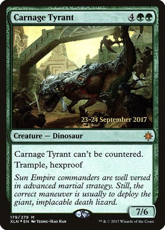 Carnage Tyrant [Ixalan Promos] | Fandemonia Ltd