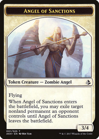 Angel of Sanctions Token [Amonkhet Tokens] | Fandemonia Ltd