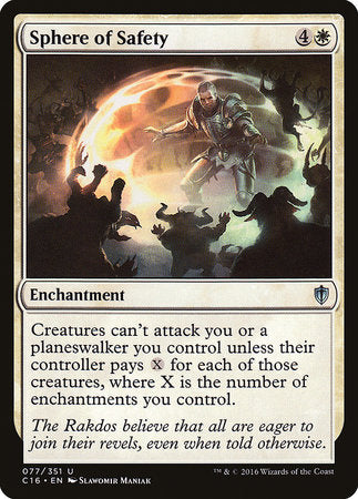 Sphere of Safety [Commander 2016] | Fandemonia Ltd