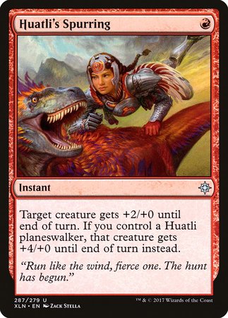 Huatli's Spurring [Ixalan] | Fandemonia Ltd