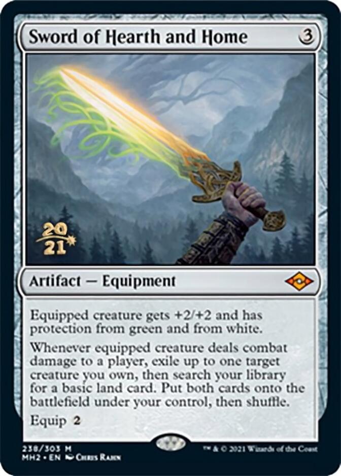 Sword of Hearth and Home [Modern Horizons 2 Prerelease Promos] | Fandemonia Ltd