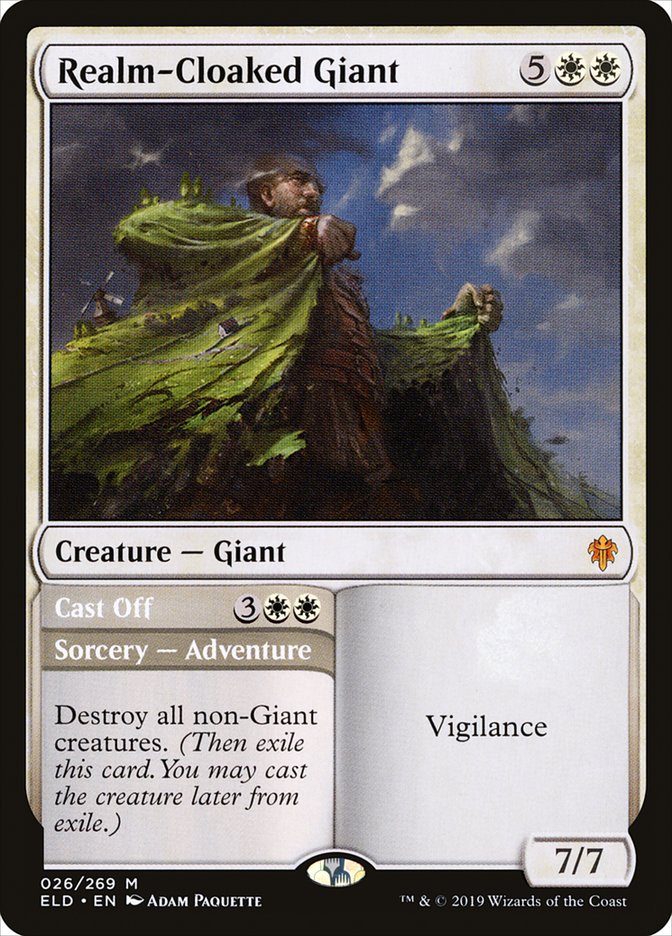 Realm-Cloaked Giant // Cast Off [Throne of Eldraine] | Fandemonia Ltd