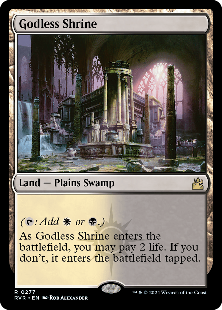 Godless Shrine [Ravnica Remastered] | Fandemonia Ltd