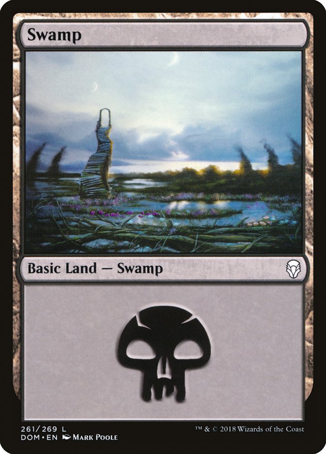 Swamp (261) [Dominaria] | Fandemonia Ltd