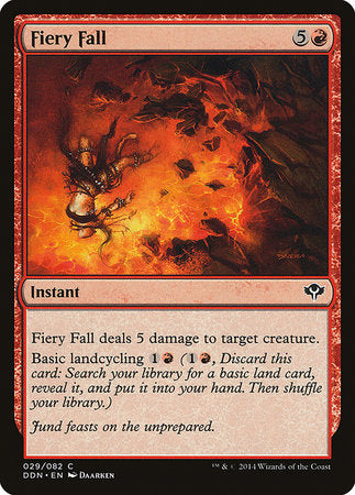 Fiery Fall [Duel Decks: Speed vs. Cunning] | Fandemonia Ltd