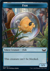 Fish // Citizen Double-sided Token [Streets of New Capenna Tokens] | Fandemonia Ltd