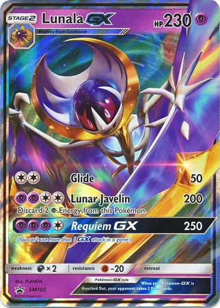 Lunala GX (SM103) (Jumbo Card) [Sun & Moon: Black Star Promos] | Fandemonia Ltd