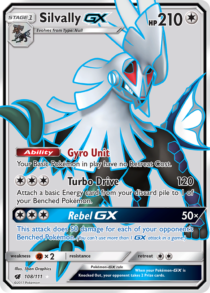 Silvally GX (108/111) [Sun & Moon: Crimson Invasion] | Fandemonia Ltd