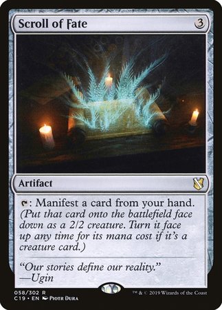 Scroll of Fate [Commander 2019] | Fandemonia Ltd
