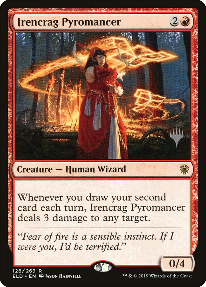 Irencrag Pyromancer (Promo Pack) [Throne of Eldraine Promos] | Fandemonia Ltd