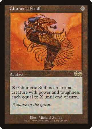 Chimeric Staff [Urza's Saga] | Fandemonia Ltd