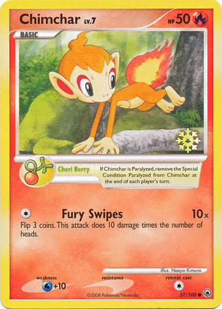 Chimchar (57/100) [Countdown Calendar Promos] | Fandemonia Ltd