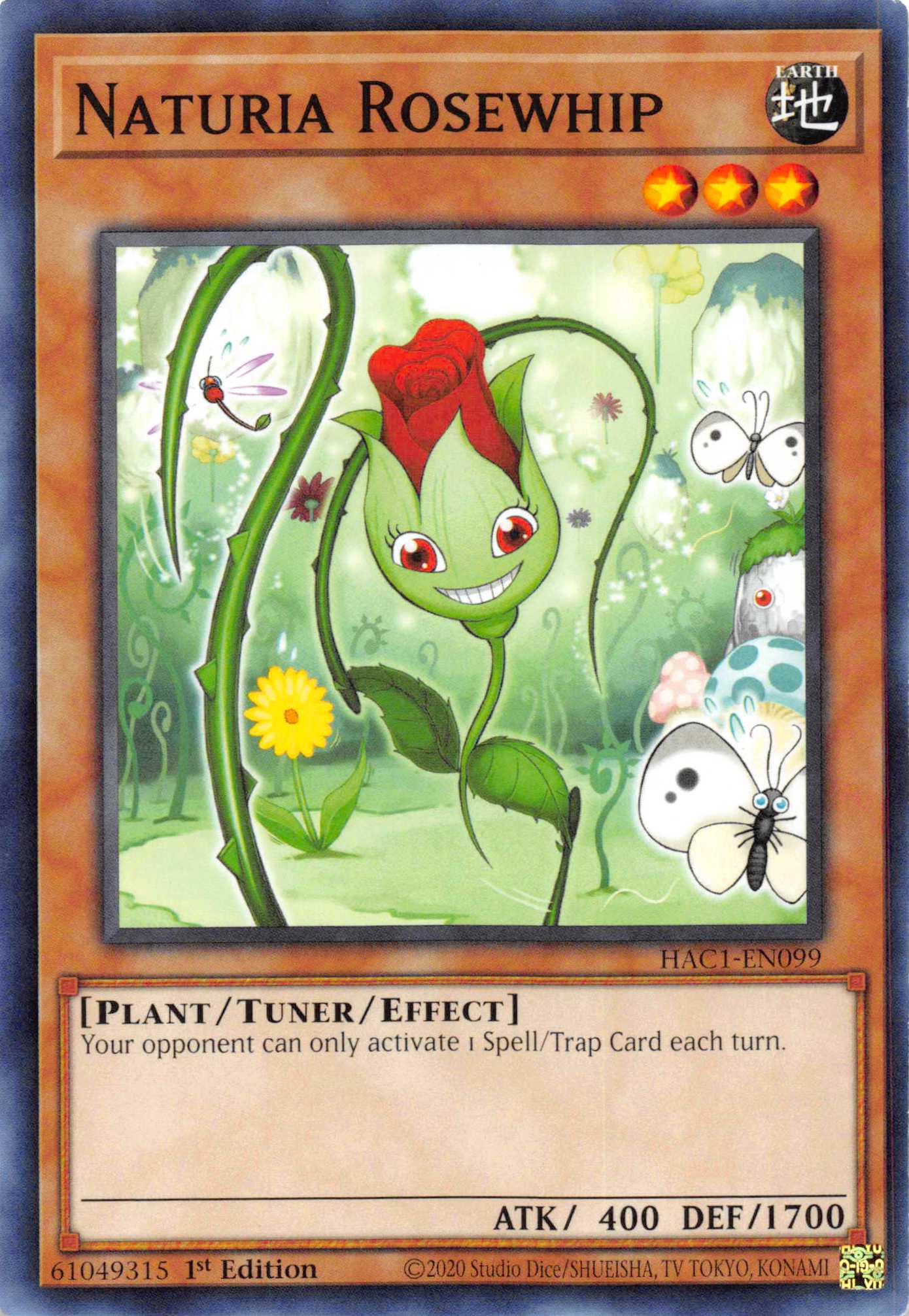 Naturia Rosewhip [HAC1-EN099] Common | Fandemonia Ltd