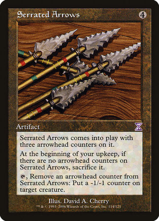 Serrated Arrows [Time Spiral Timeshifted] | Fandemonia Ltd