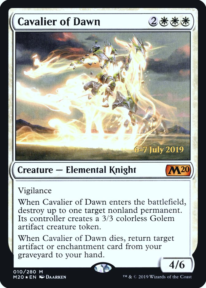 Cavalier of Dawn  [Core Set 2020 Prerelease Promos] | Fandemonia Ltd