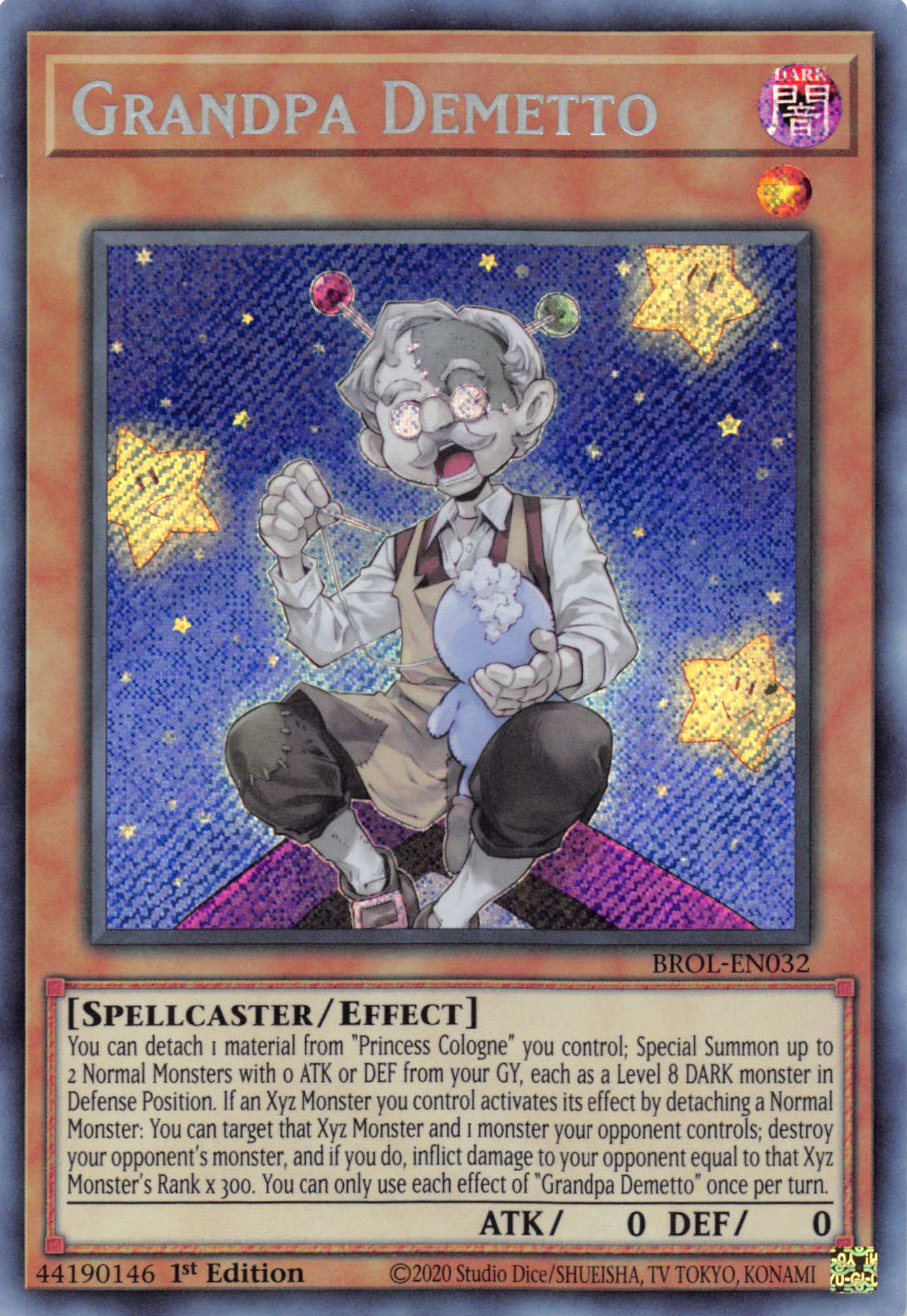 Grandpa Demetto [BROL-EN032] Secret Rare | Fandemonia Ltd