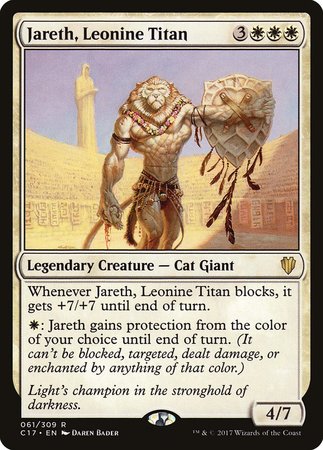 Jareth, Leonine Titan [Commander 2017] | Fandemonia Ltd