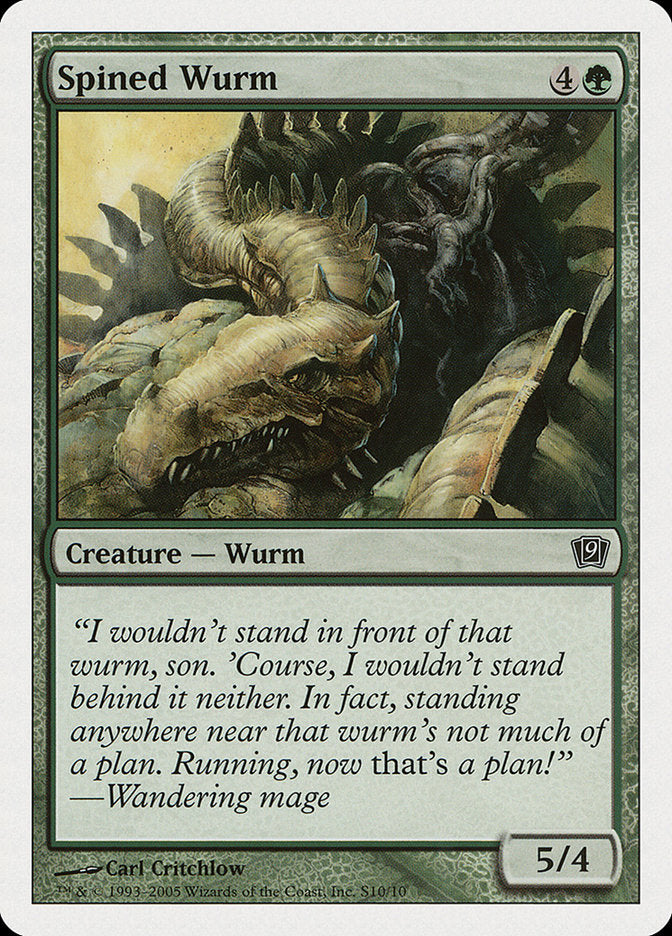 Spined Wurm [Ninth Edition] | Fandemonia Ltd