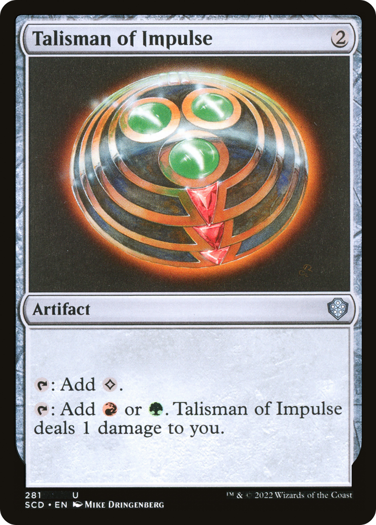 Talisman of Impulse [Starter Commander Decks] | Fandemonia Ltd