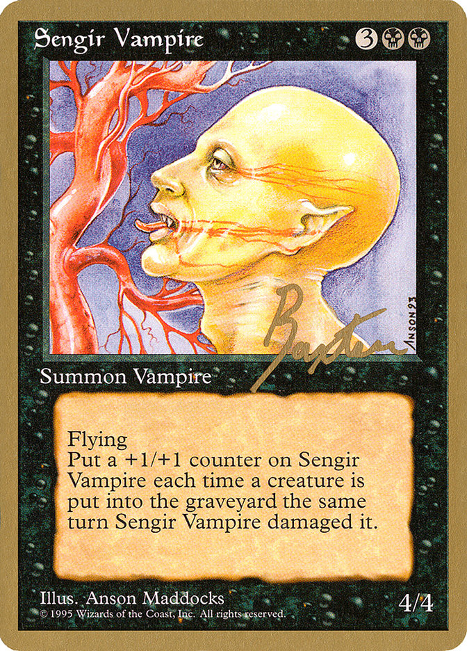 Sengir Vampire (George Baxter) [Pro Tour Collector Set] | Fandemonia Ltd