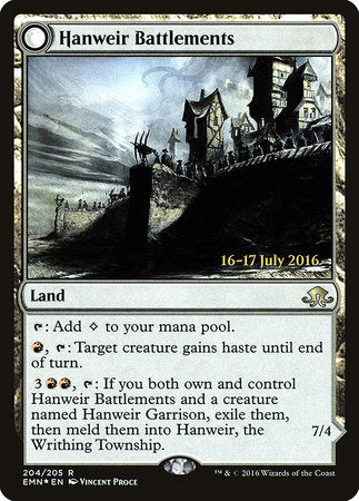 Hanweir Battlements [Eldritch Moon Promos] | Fandemonia Ltd