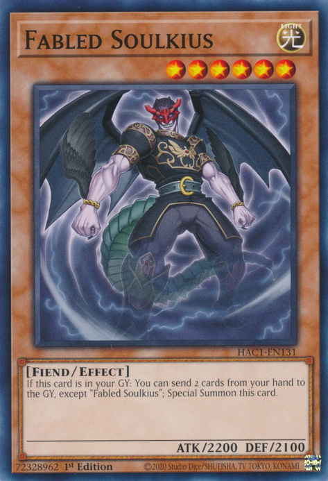 Fabled Soulkius [HAC1-EN131] Common | Fandemonia Ltd