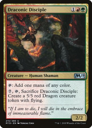 Draconic Disciple [Core Set 2019] | Fandemonia Ltd