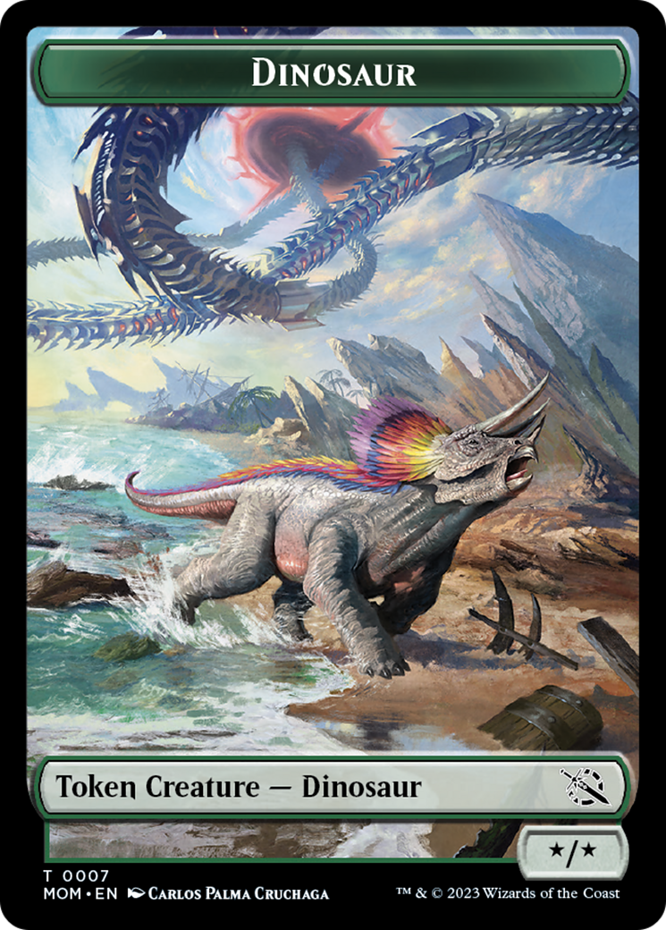 Dinosaur Token [March of the Machine Tokens] | Fandemonia Ltd