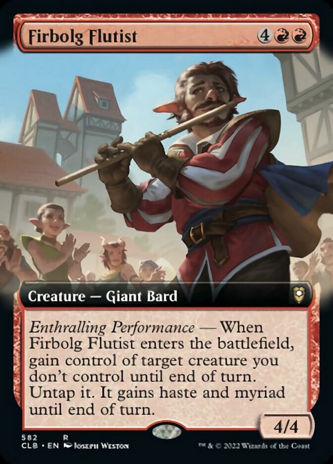 Firbolg Flutist (Extended Art) [Commander Legends: Battle for Baldur's Gate] | Fandemonia Ltd