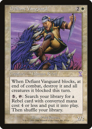Defiant Vanguard [Time Spiral Timeshifted] | Fandemonia Ltd