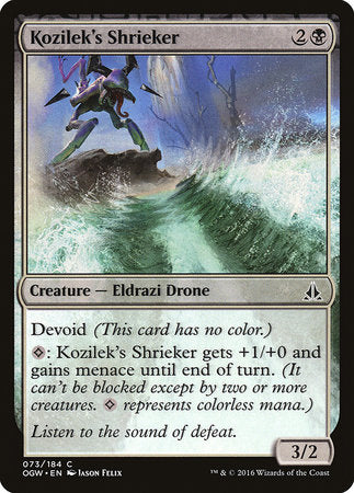 Kozilek's Shrieker [Oath of the Gatewatch] | Fandemonia Ltd