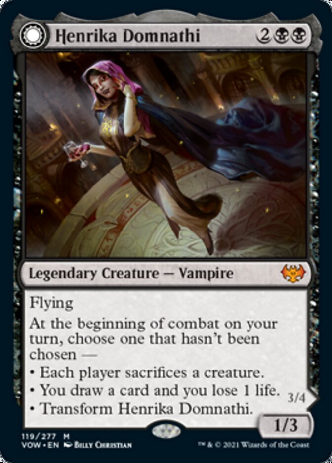 Henrika Domnathi // Henrika, Infernal Seer [Innistrad: Crimson Vow] | Fandemonia Ltd