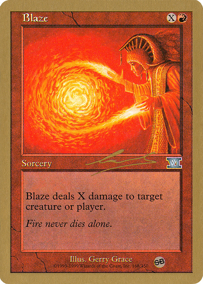 Blaze (Nicolas Labarre) [World Championship Decks 2000] | Fandemonia Ltd