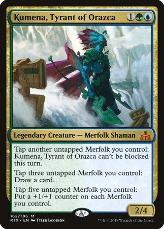 Kumena, Tyrant of Orazca [Rivals of Ixalan] | Fandemonia Ltd