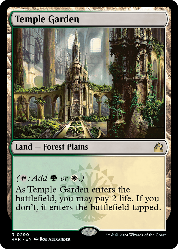 Temple Garden [Ravnica Remastered] | Fandemonia Ltd