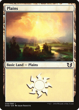 Plains (38) [Duel Decks: Blessed vs. Cursed] | Fandemonia Ltd