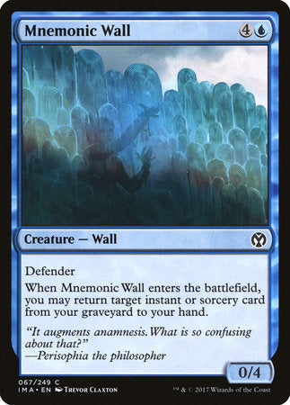 Mnemonic Wall [Iconic Masters] | Fandemonia Ltd