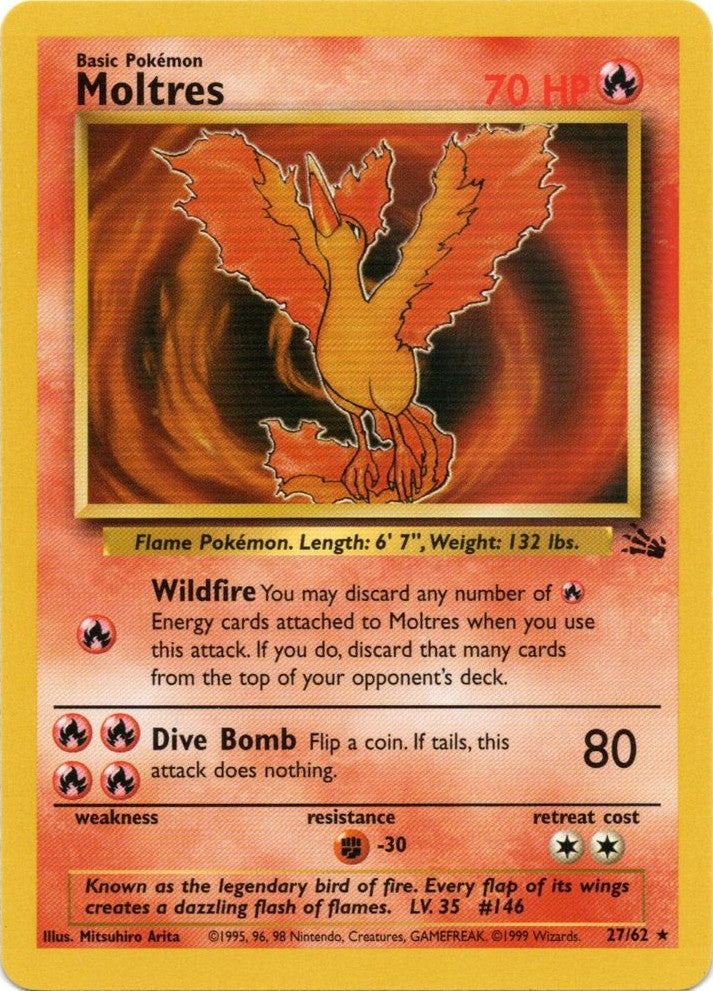 Moltres (27/62) [Fossil Unlimited] | Fandemonia Ltd