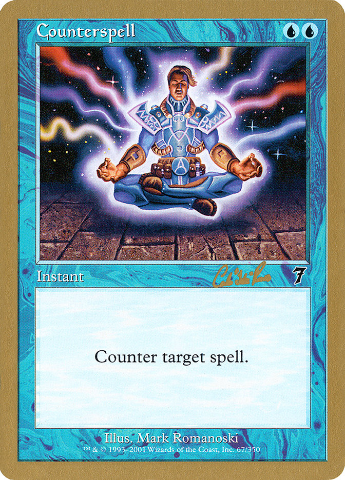 Counterspell (Carlos Romao) [World Championship Decks 2002] | Fandemonia Ltd