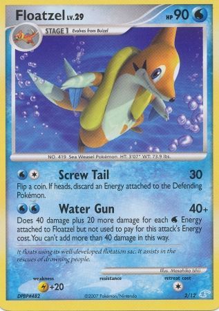 Floatzel (2/12) [Diamond & Pearl: Trainer Kit - Manaphy] | Fandemonia Ltd