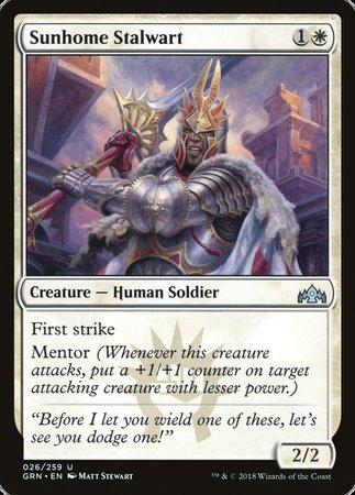 Sunhome Stalwart [Guilds of Ravnica] | Fandemonia Ltd