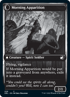 Mourning Patrol // Morning Apparition [Innistrad: Double Feature] | Fandemonia Ltd