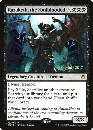 Razaketh, the Foulblooded [Hour of Devastation Promos] | Fandemonia Ltd