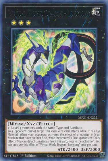 Virtual World Dragon - Longlong [MP21-EN222] Rare | Fandemonia Ltd