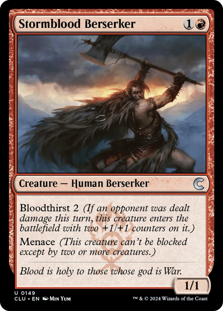 Stormblood Berserker [Ravnica: Clue Edition] | Fandemonia Ltd