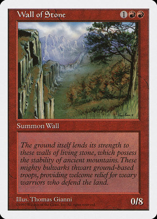 Wall of Stone [Fifth Edition] | Fandemonia Ltd
