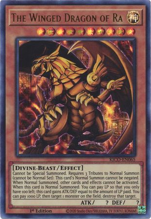 The Winged Dragon of Ra (Ultra Pharaoh's Rare) [KICO-EN065] Ultra Pharaoh’s Rare | Fandemonia Ltd