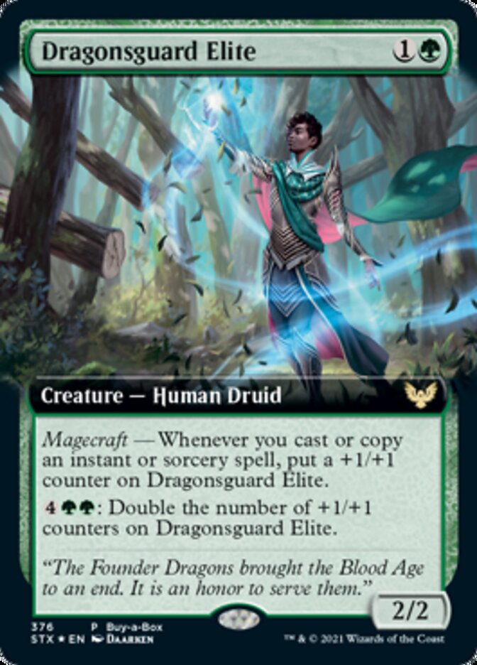 Dragonsguard Elite (Buy-A-Box) [Strixhaven: School of Mages Promos] | Fandemonia Ltd